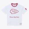 Kansas City Chiefs Mitchell & Ness Arctic T-Shirt - White - Front View
