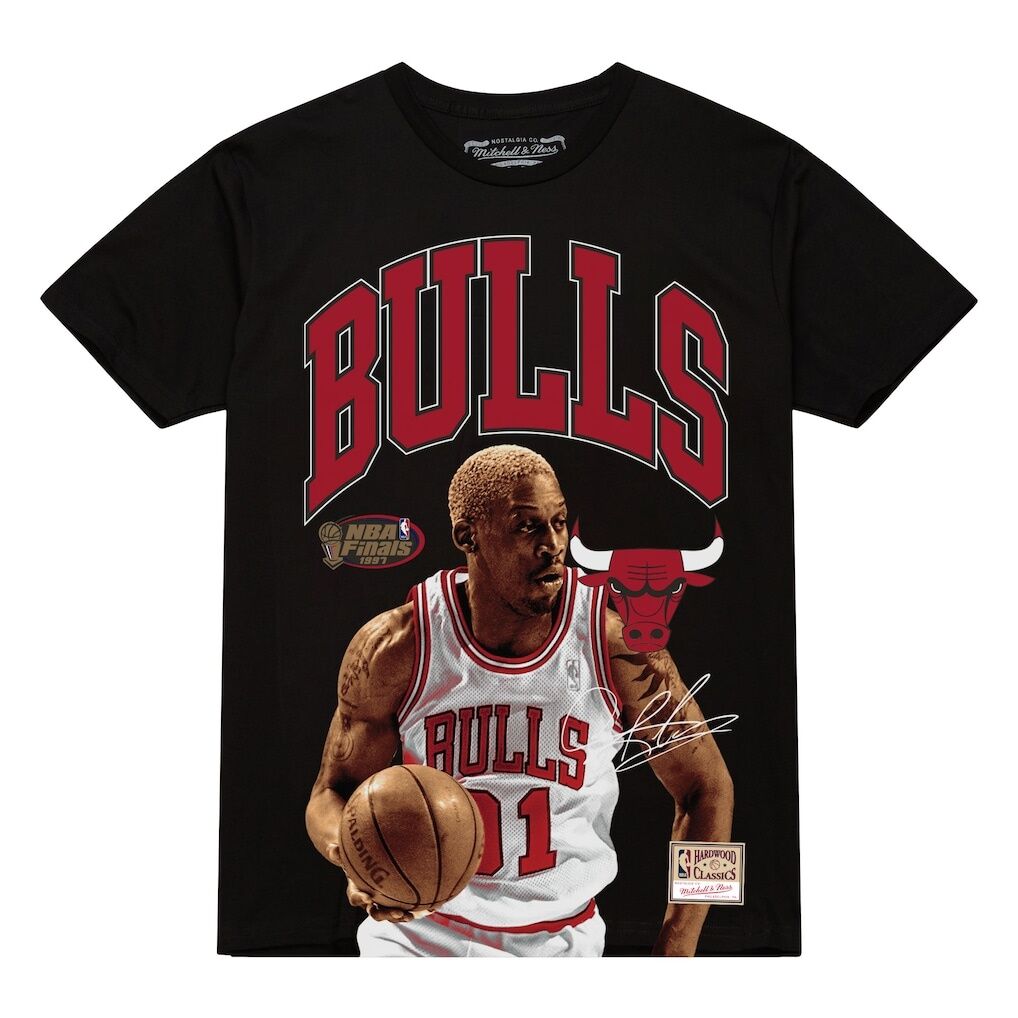Dennis Rodman Chicago Bulls Mitchell & Ness Hardwood Classics Player Arch T-Shirt