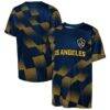 LA Galaxy Outerstuff Youth Sheer Thrill T-Shirt - Navy - Front View