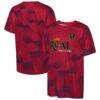 Real Salt Lake Outerstuff Youth Sheer Thrill T-Shirt - Red - Front View