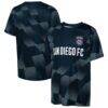 San Diego FC Outerstuff Youth Sheer Thrill T-Shirt - Navy - Front View