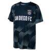 San Diego FC Outerstuff Youth Sheer Thrill T-Shirt - Navy - Side View