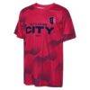 St. Louis CITY SC Outerstuff Youth Sheer Thrill T-Shirt - Red - Side View
