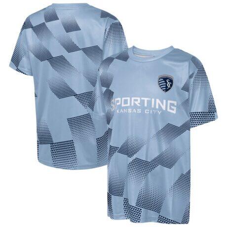 Sporting Kansas City Outerstuff Youth Sheer Thrill T-Shirt - - Front View