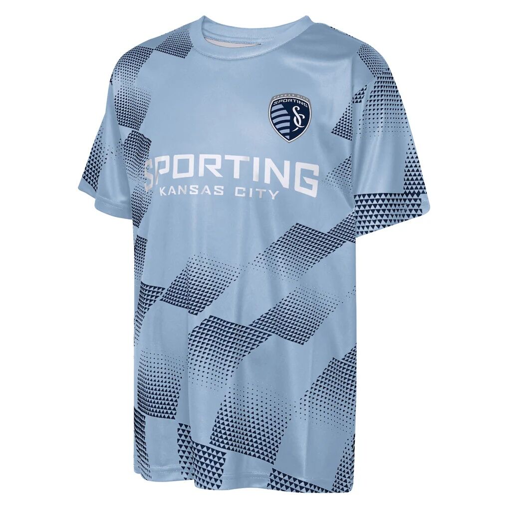 Sporting Kansas City Outerstuff Youth Sheer Thrill T-Shirt - Light Blue