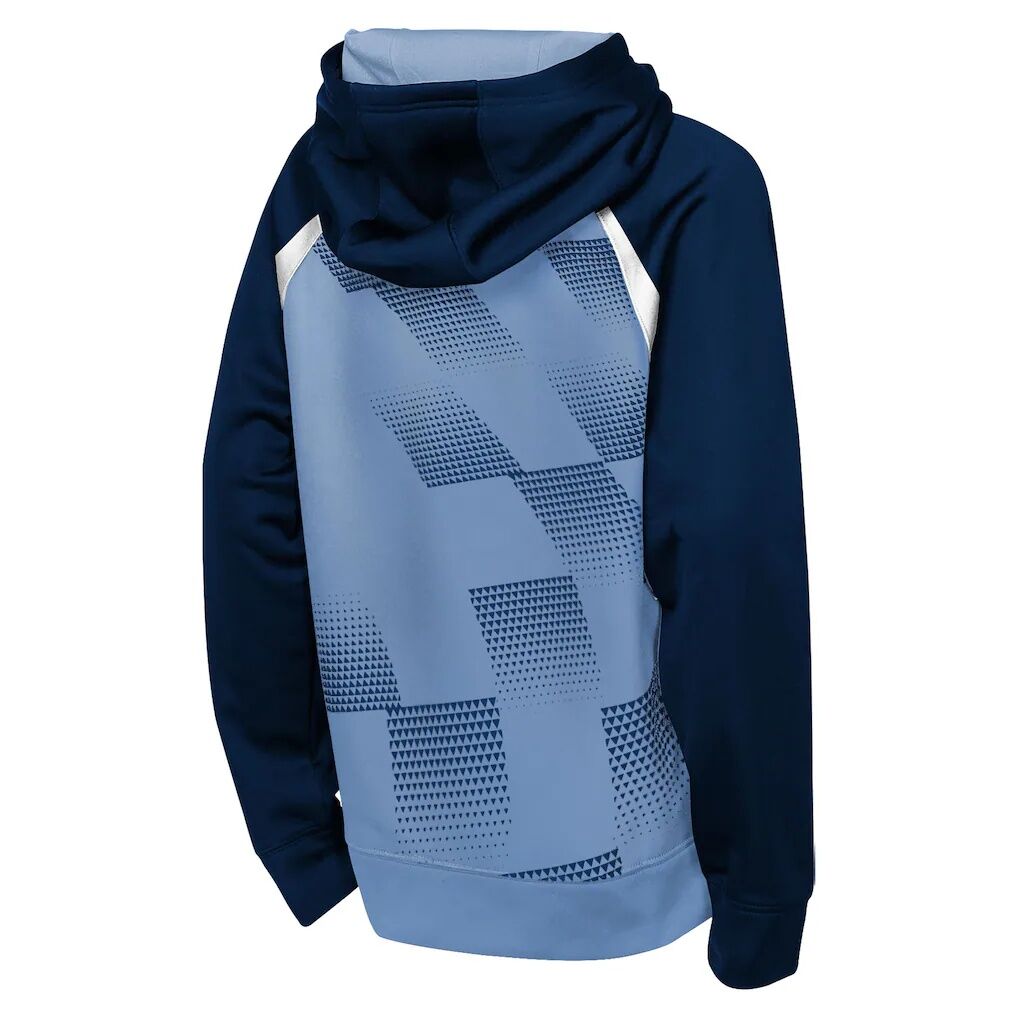 Sporting Kansas City Outerstuff Youth Striker Fleece Hoodie - Light Blue