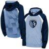 Sporting Kansas City Outerstuff Youth Striker Fleece Hoodie - - Front View