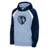 Sporting Kansas City Outerstuff Youth Striker Fleece Hoodie - - Side View