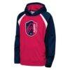 St. Louis CITY SC Outerstuff Youth Striker Fleece Hoodie - Red - Side View