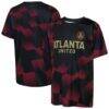 Atlanta United FC Outerstuff Youth Sheer Thrill T-Shirt - Black - Front View