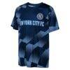 New York City FC Outerstuff Youth Sheer Thrill T-Shirt - Navy - Side View