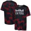 New York Red Bulls Outerstuff Youth Sheer Thrill T-Shirt - Black - Front View