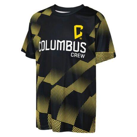 Columbus Crew Outerstuff Youth Sheer Thrill T-Shirt - Black - Side View
