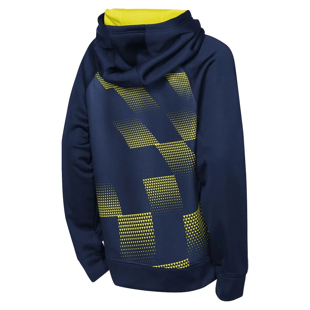 Nashville SC Outerstuff Youth Striker Fleece Hoodie - Yellow/Navy