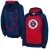 New England Revolution Outerstuff Youth Striker Fleece Hoodie - - Front View