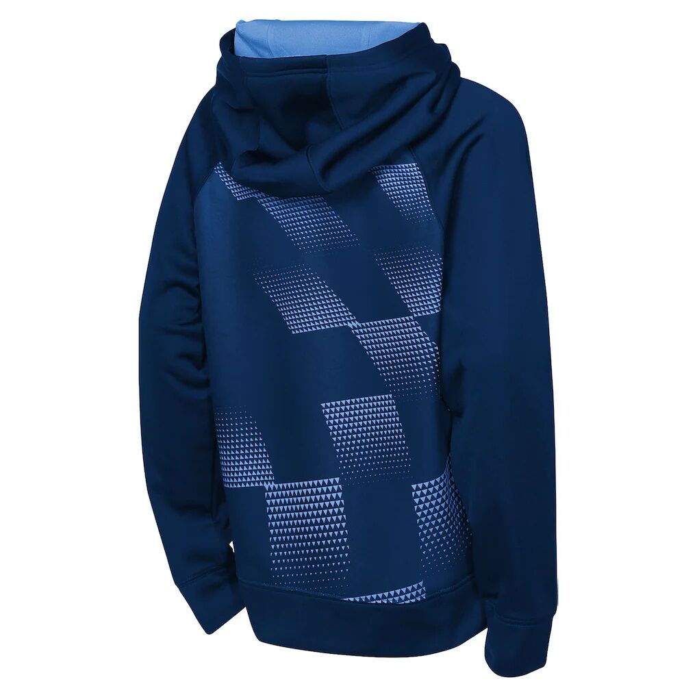 New York City FC Outerstuff Youth Striker Fleece Hoodie - Blue/Navy