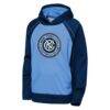New York City FC Outerstuff Youth Striker Fleece Hoodie - - Side View