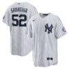 CC Sabathia New York Yankees Nike 2025 Baseball Hall of Fame Name & Number Retired Replica Jersey - White - Alt1