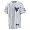 CC Sabathia New York Yankees Nike 2025 Baseball Hall of Fame Name & Number Retired Replica Jersey - White - Alt2