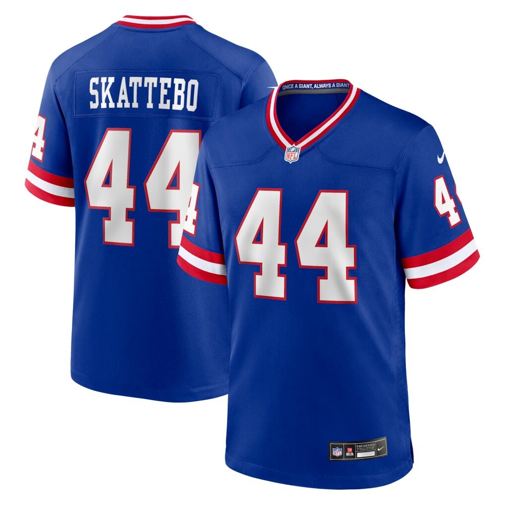 Cam Skattebo New York Giants Nike Alternate 2 Legacy Game Jersey - Royal