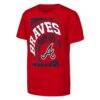 Atlanta Braves Outerstuff Youth Speed Pitch T-Shirt - Red - Front View