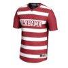 #1 Alabama Crimson Tide GameDay Greats Youth Lightweight Soccer Fashion Jersey - Crimson - Side View