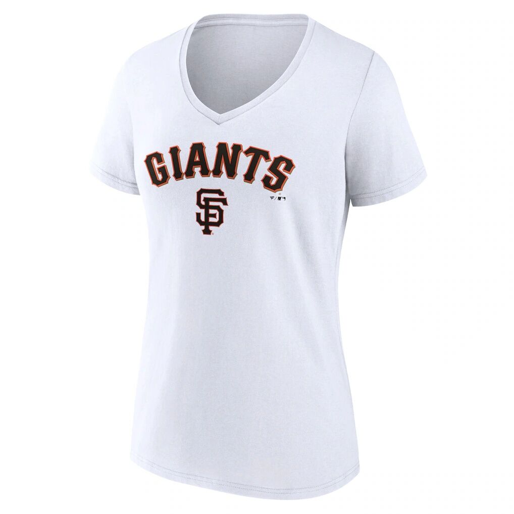 San Francisco Giants Women’s Team Lockup V-Neck T-Shirt