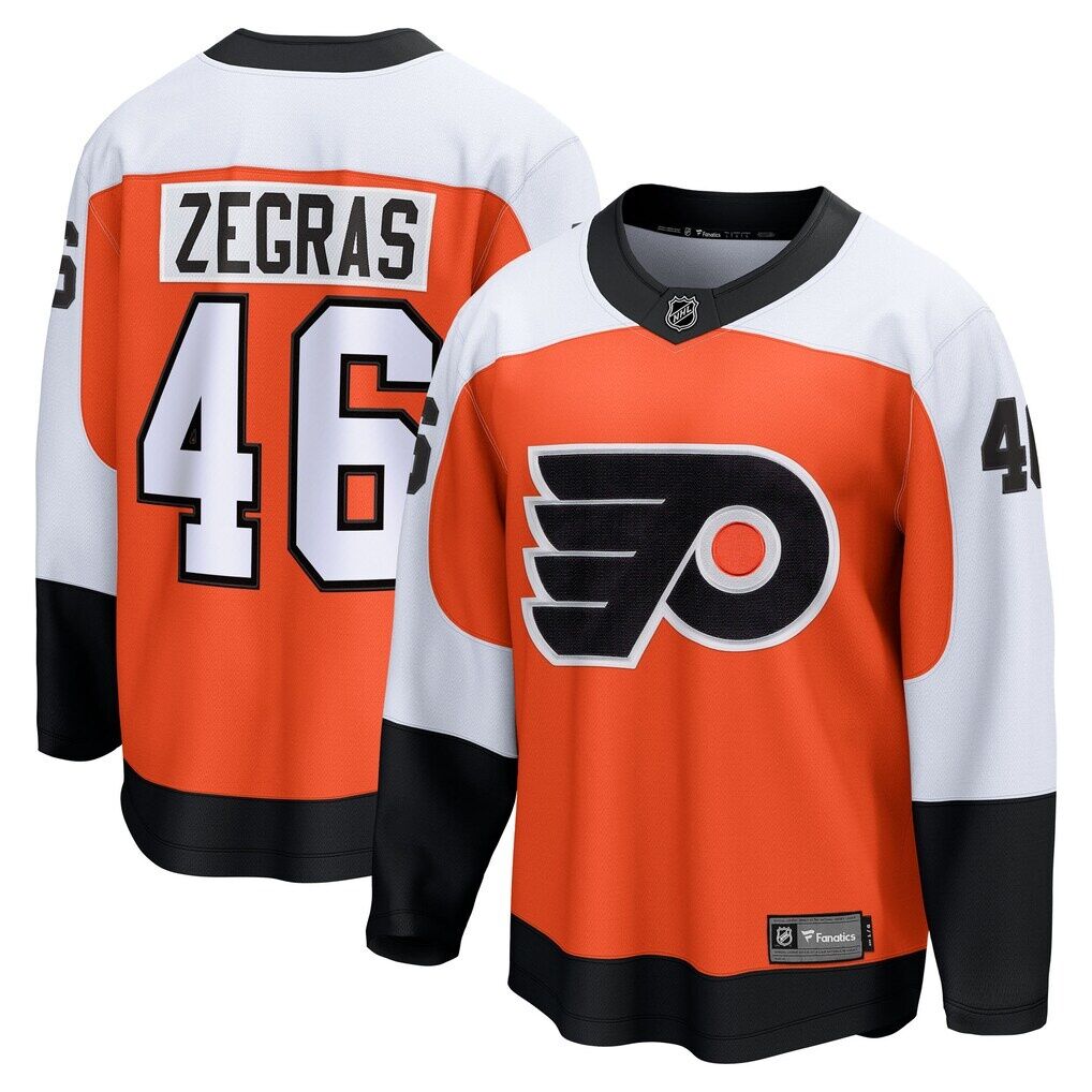 Trevor Zegras Philadelphia Flyers Fashion7 Home Breakaway Jersey