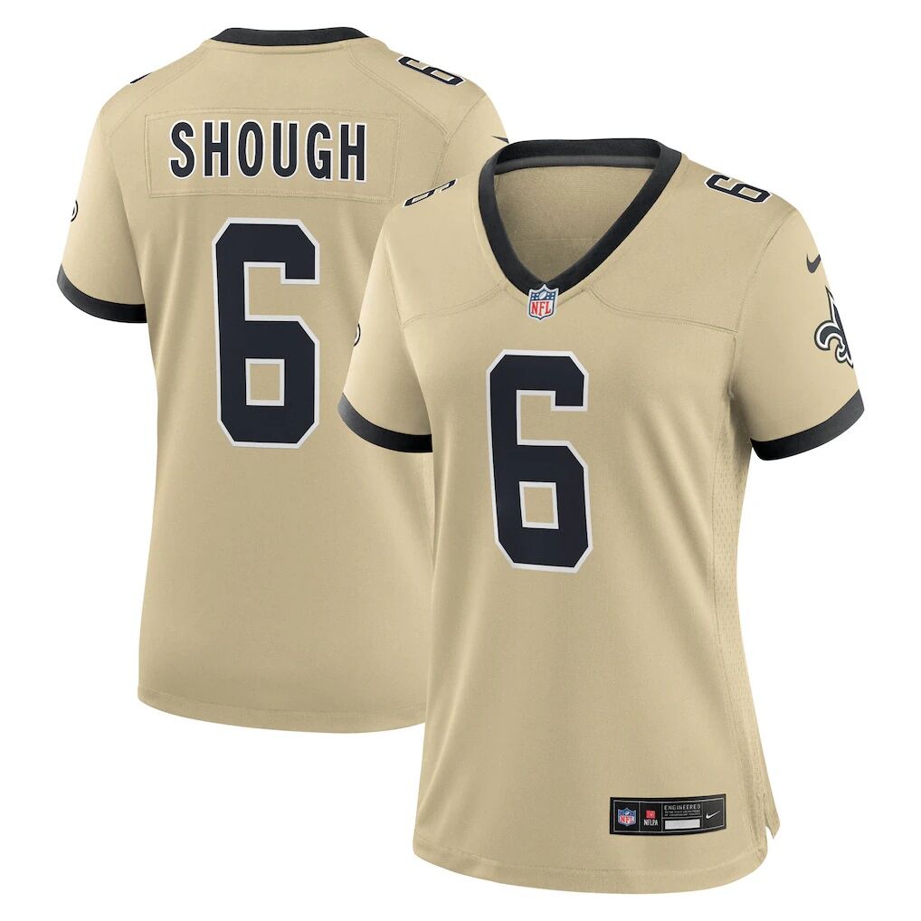 Tyler Shough New Orleans Saints Nike Women's Alternate Game Player Jersey