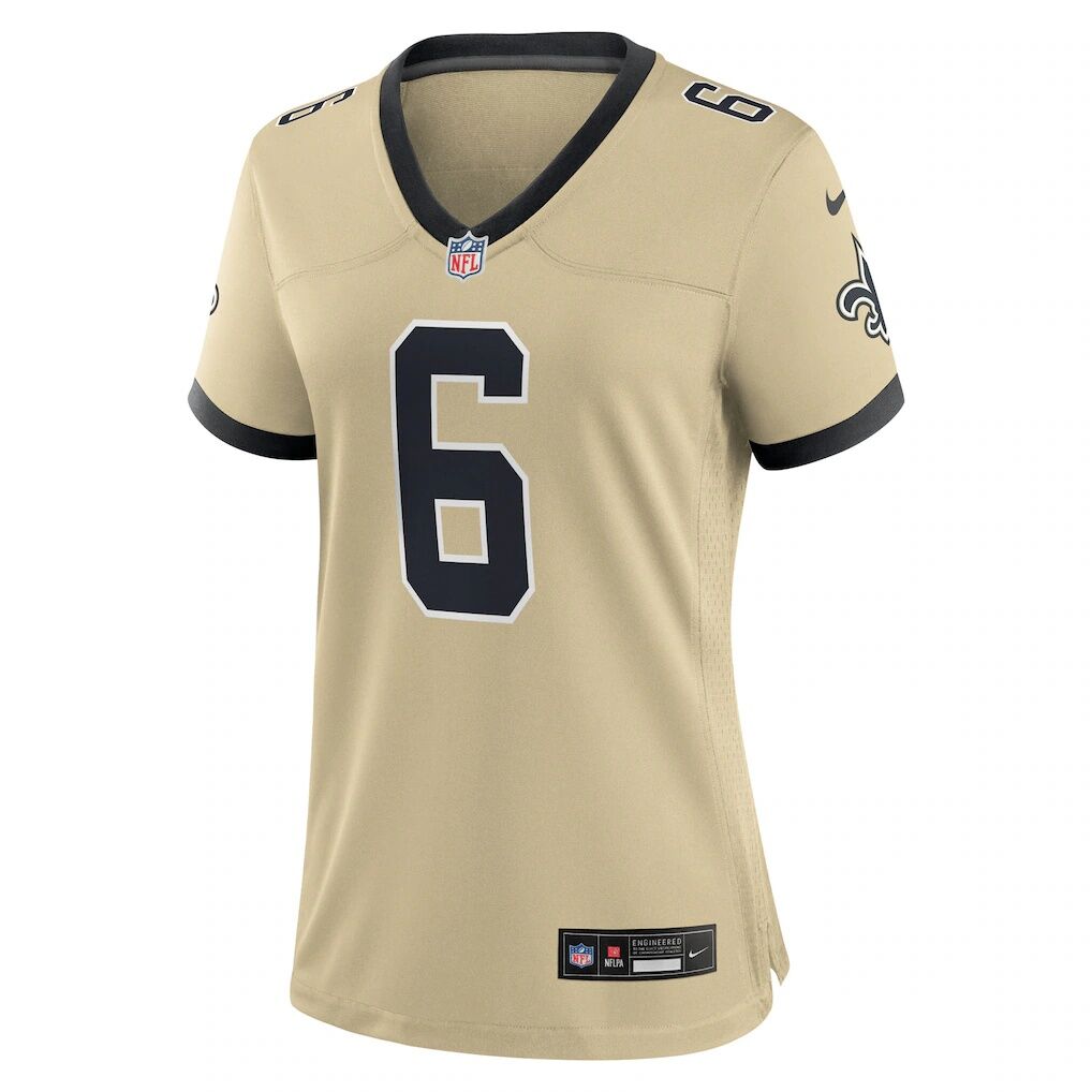 Tyler Shough New Orleans Saints Nike Women's Alternate Game Player Jersey