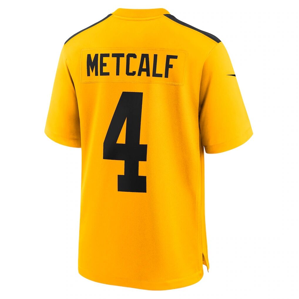 DK Metcalf Pittsburgh Steelers Nike Alternate 1933 Throwback Game Jersey