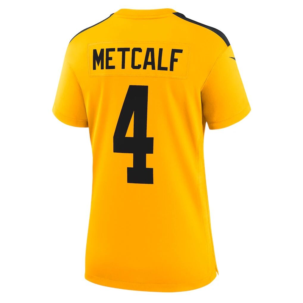 DK Metcalf Pittsburgh Steelers Nike Women's Alternate 1933 Throwback Game Jersey