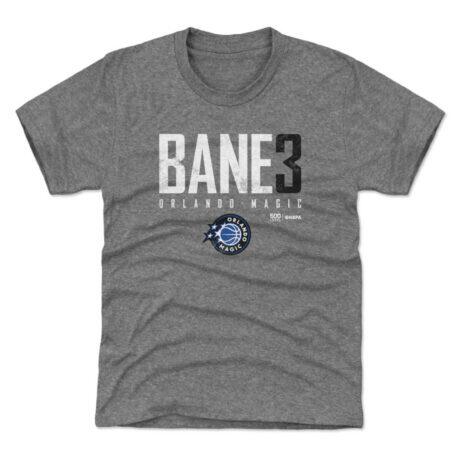 Desmond Bane Orlando Magic 500 Level Youth Elite Name & Number T-Shirt - Heather Gray