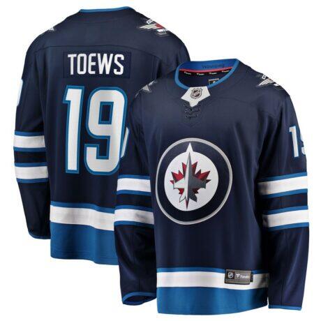 Jonathan Toews Winnipeg Jets Fashion7 Home Breakaway Jersey - Navy - Front View