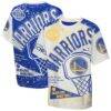 Golden State Warriors Outerstuff Youth Top Player All-Over-Print T-Shirt - White - Front View