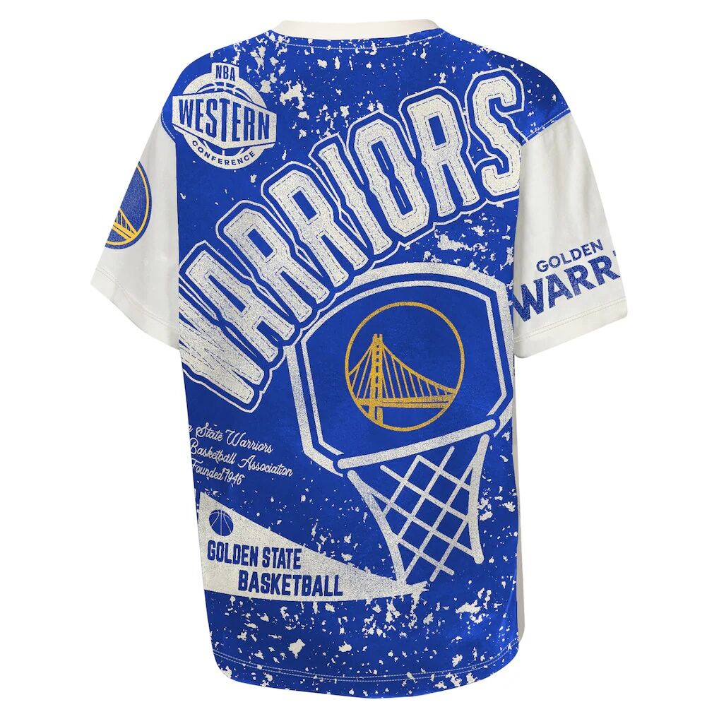 Golden State Warriors Outerstuff Youth Top Player All-Over-Print T-Shirt