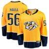 Erik Haula Nashville Predators Fashion7 Home Breakaway Jersey - Gold - Front View