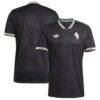 Juventus adidas 2025/26 Third Authentic Jersey - Black - Front View