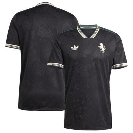 Juventus adidas 2025/26 Third Authentic Jersey - Black - Front View