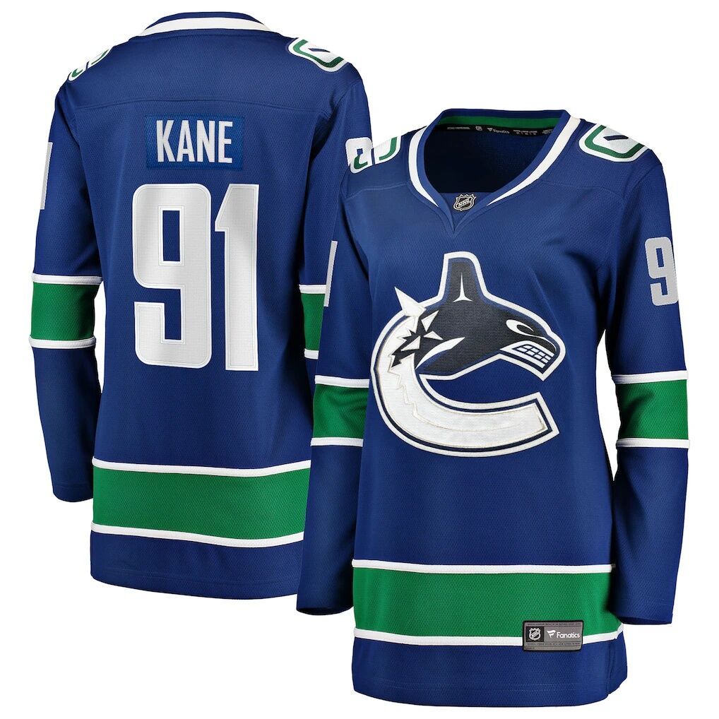 Evander Kane Vancouver Canucks Fashion7 Women's Home Breakaway Player Jersey