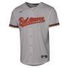 Adley Rutschman Baltimore Orioles Nike Youth Road Replica Jersey - Gray - Side View