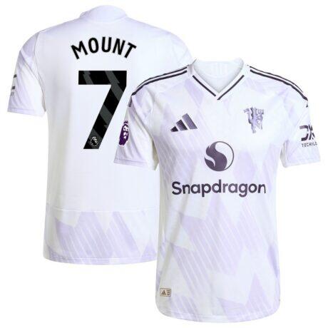Mason Mount Manchester United adidas 2025/26 Away Authentic Player Jersey - White - Front View
