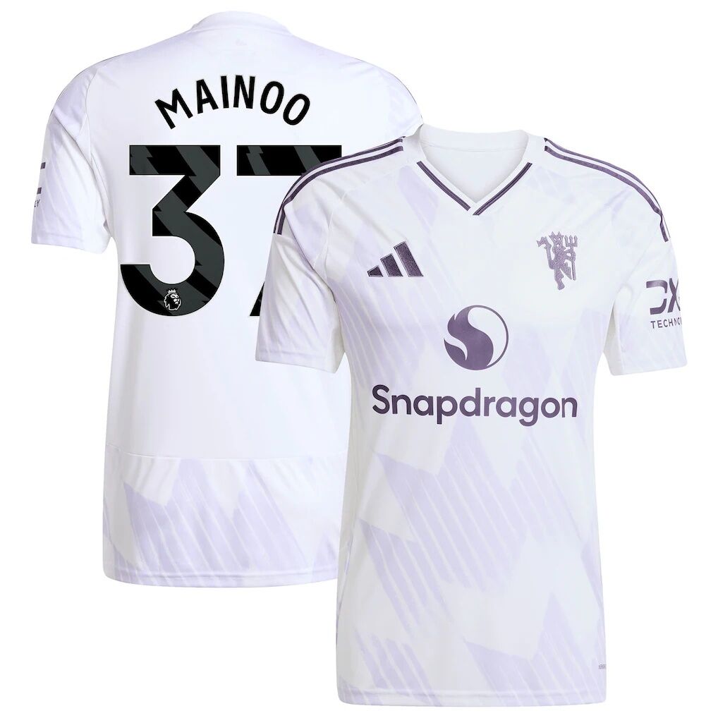 Kobbie Mainoo Manchester United adidas 2025/26 Away Replica Player Jersey