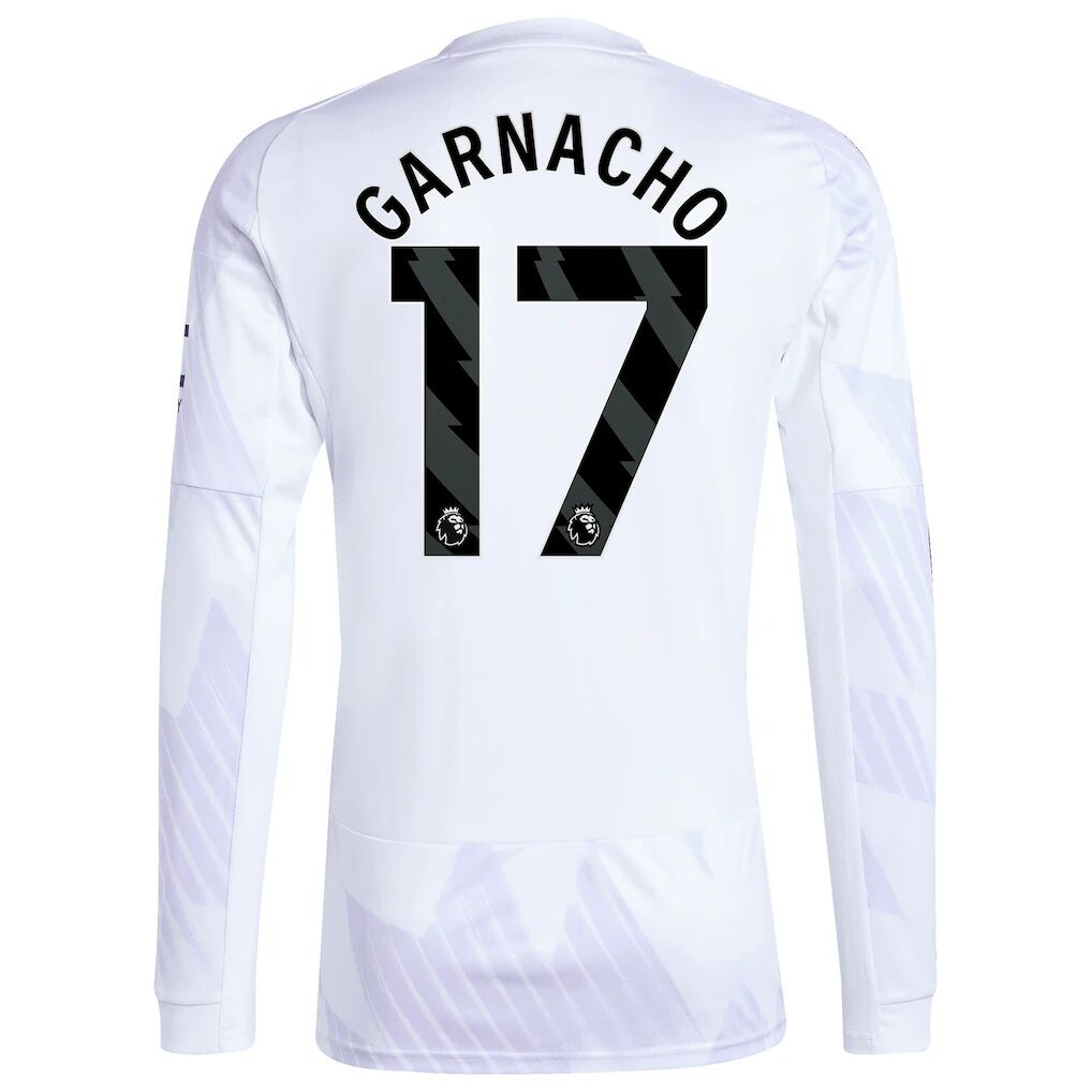 Alejandro Garnacho Manchester United adidas 2025/26 Away Replica Long Sleeve Player Jersey