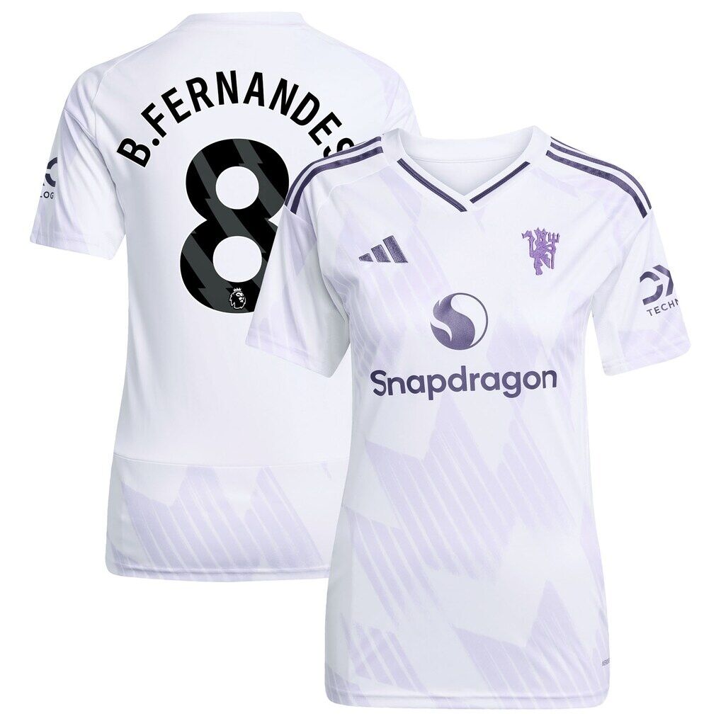 Bruno Fernandes Manchester United adidas Women’s 2025/26 Away Replica Player Jersey