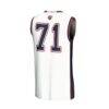 #71 Liberty Flames GameDay Greats Youth Lightweight Basketball Fashion Jersey - White - Detail View