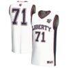 #71 Liberty Flames GameDay Greats Youth Lightweight Basketball Fashion Jersey - White - Front View