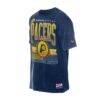 Indiana Pacers New Era Oversized Throwback Collection Mineral Wash T-Shirt - Navy - Detail View