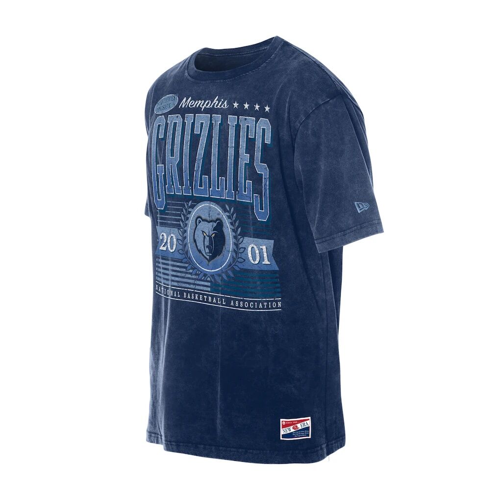 Memphis Grizzlies New Era Oversized Throwback Collection Mineral Wash T-Shirt