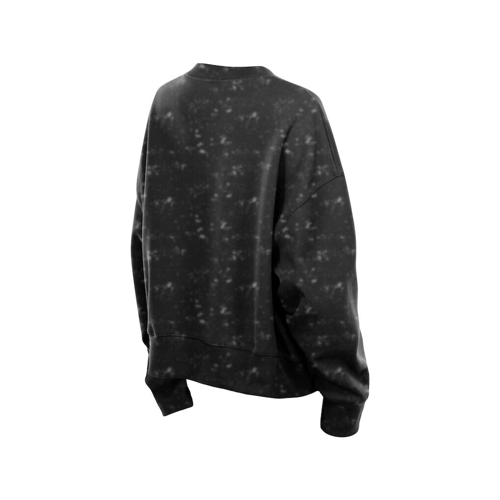 Chicago Bulls New Era Women's Throwback Collection Mineral Wash Crewneck Sweatshirt